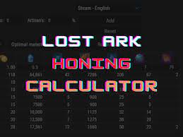 Lost Ark Honing Calculator